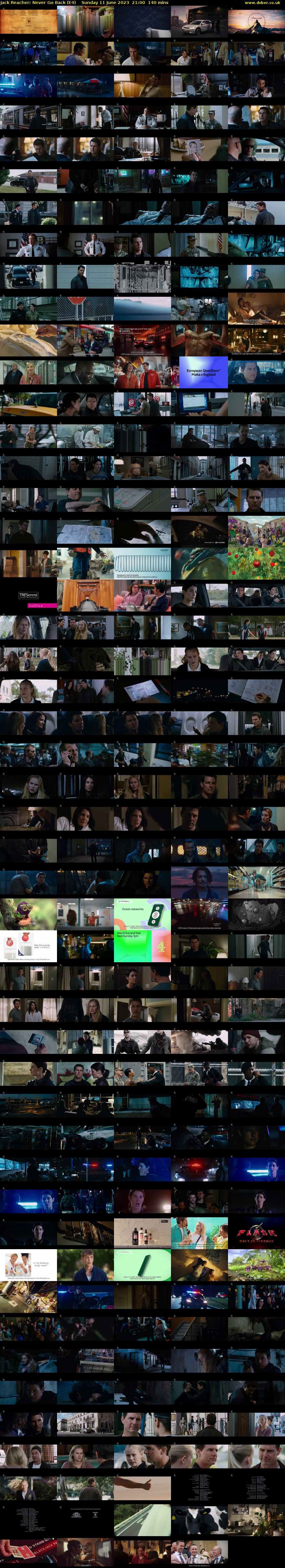Jack Reacher: Never Go Back (E4) Sunday 11 June 2023 21:00 - 23:20
