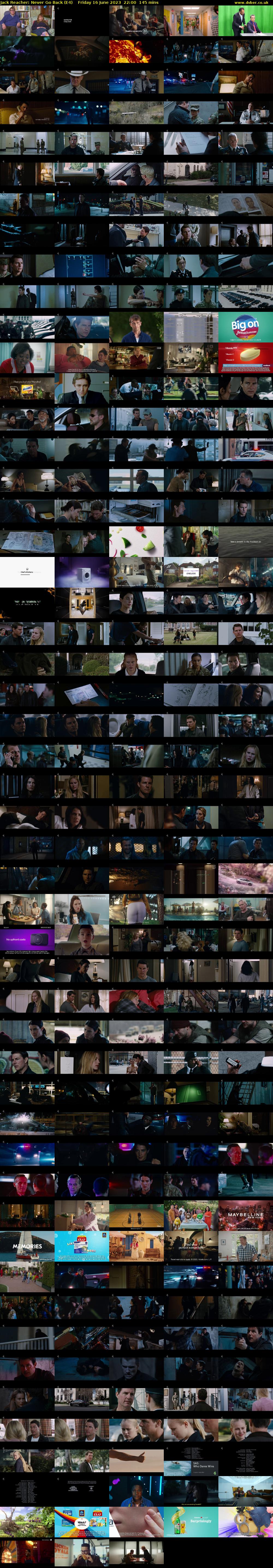 Jack Reacher: Never Go Back (E4) Friday 16 June 2023 22:00 - 00:25