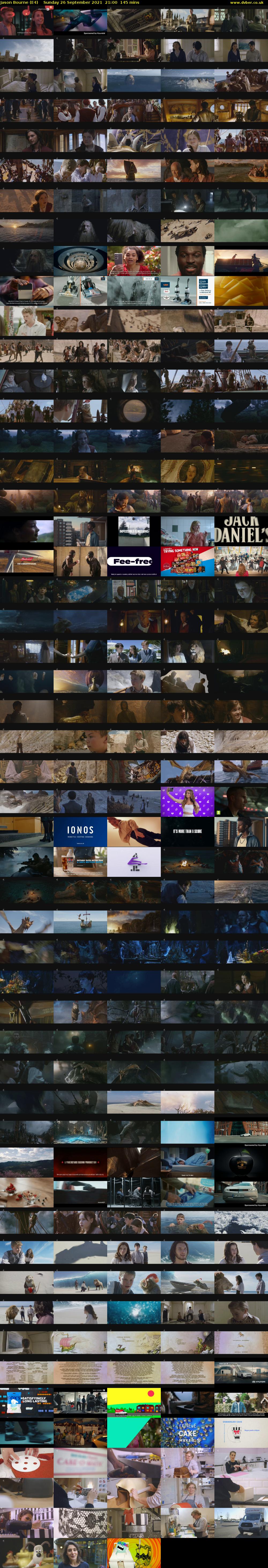 Jason Bourne (E4) Sunday 26 September 2021 21:00 - 23:25