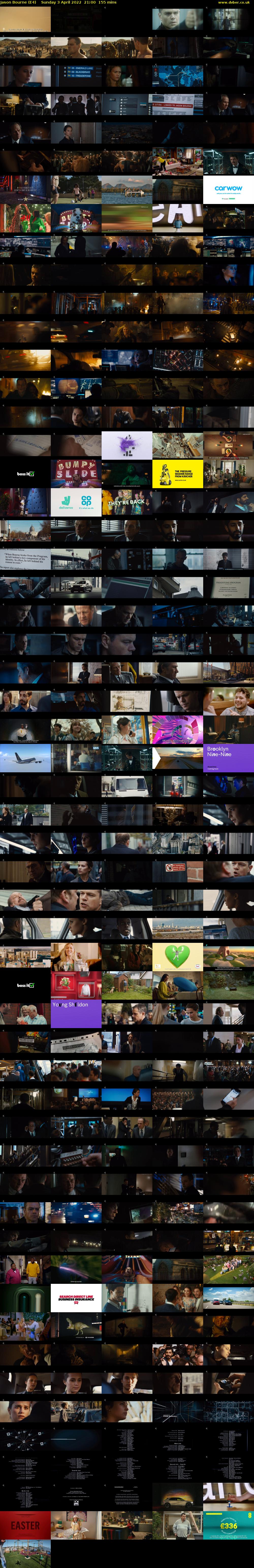 Jason Bourne (E4) Sunday 3 April 2022 21:00 - 23:35