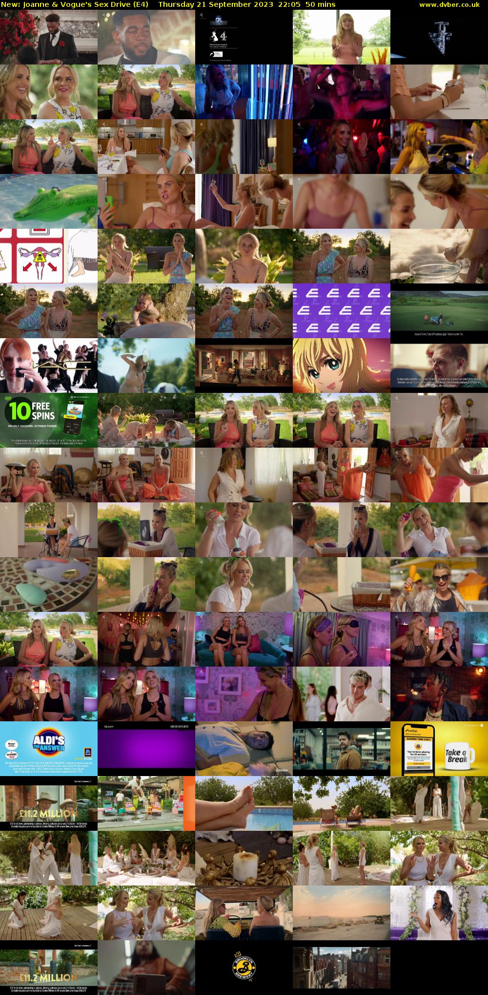 Joanne & Vogue's Sex Drive (E4) Thursday 21 September 2023 22:05 - 22:55