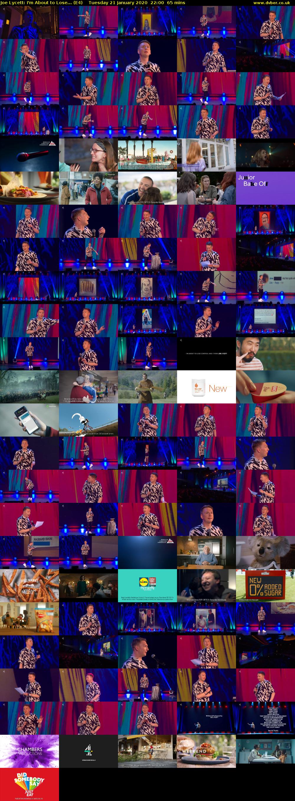Joe Lycett: I'm About to Lose... (E4) Tuesday 21 January 2020 22:00 - 23:05