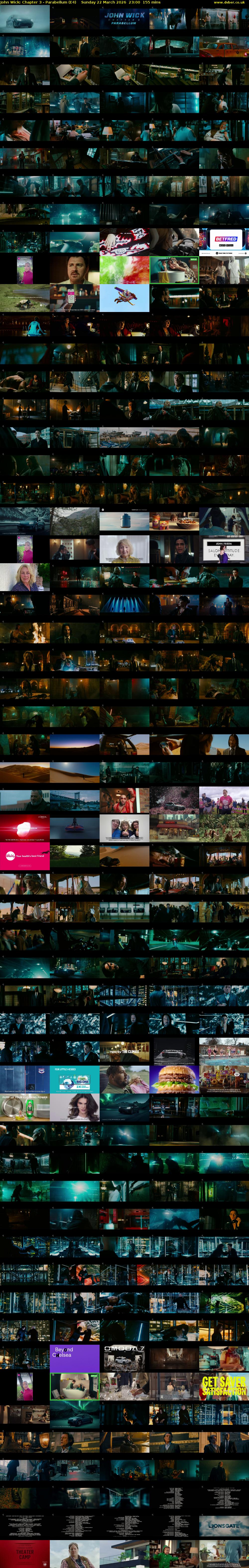 John Wick: Chapter 3 - Parabellum (E4) Sunday 22 March 2026 23:00 - 01:35