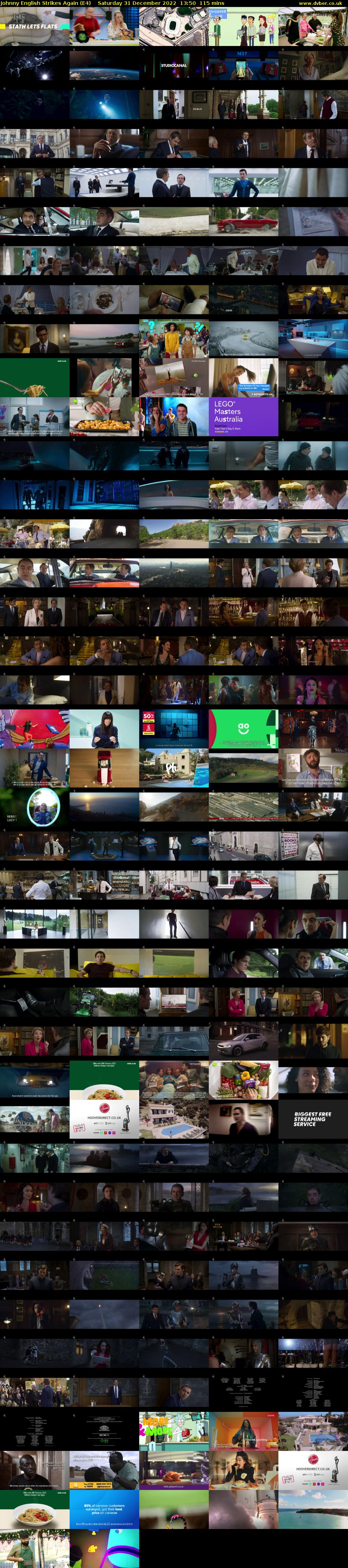 Johnny English Strikes Again (E4) Saturday 31 December 2022 13:50 - 15:45
