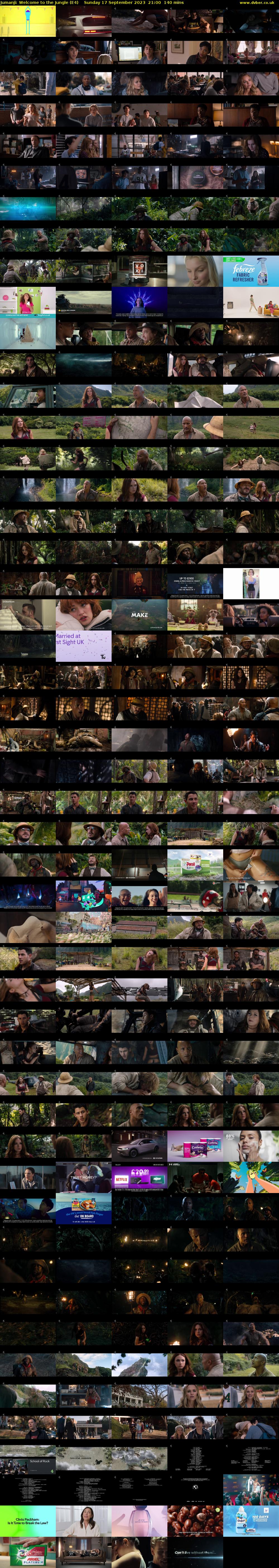 Jumanji: Welcome to the Jungle (E4) Sunday 17 September 2023 21:00 - 23:20