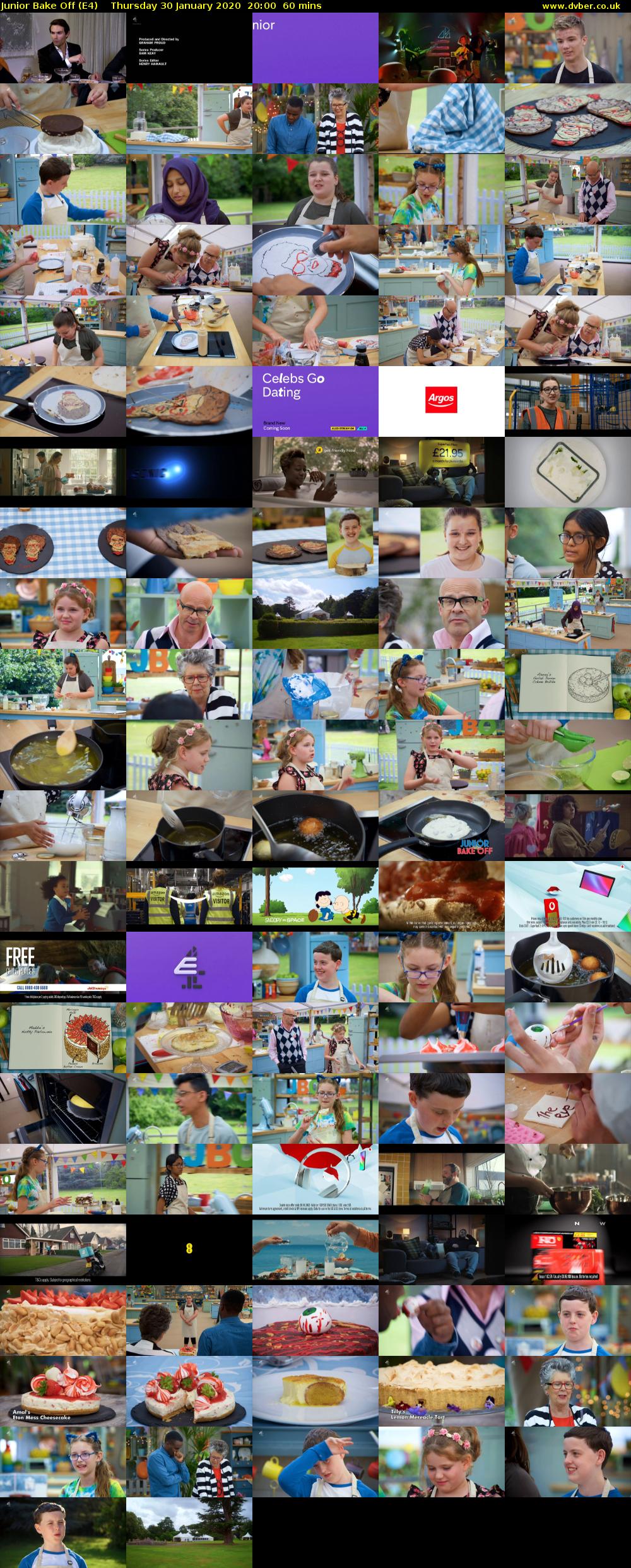 Junior Bake Off (E4) Thursday 30 January 2020 20:00 - 21:00