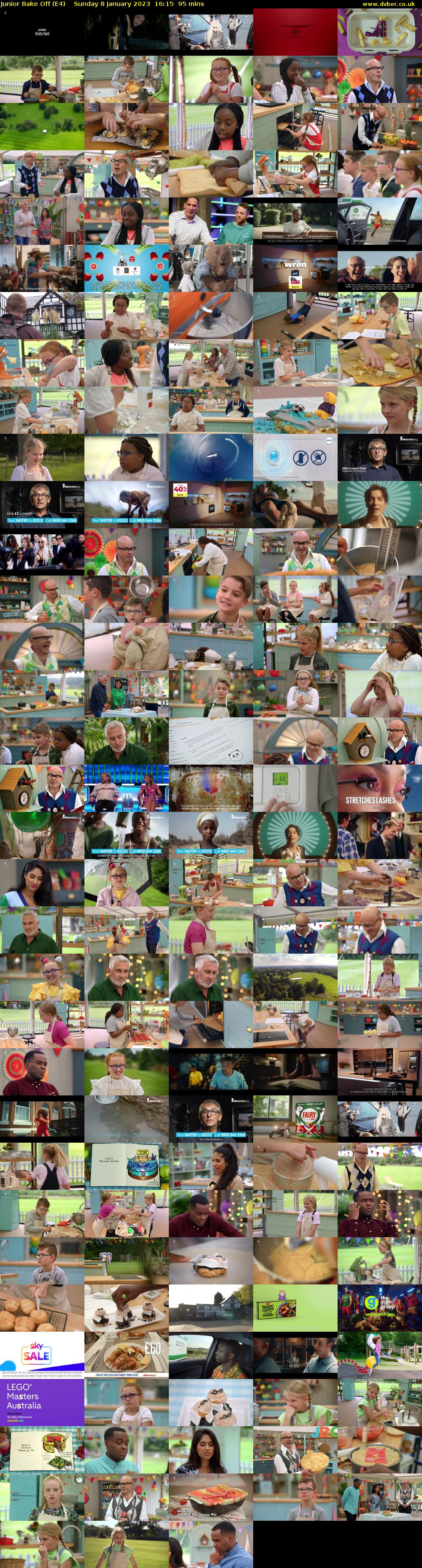 Junior Bake Off (E4) Sunday 8 January 2023 16:15 - 17:50
