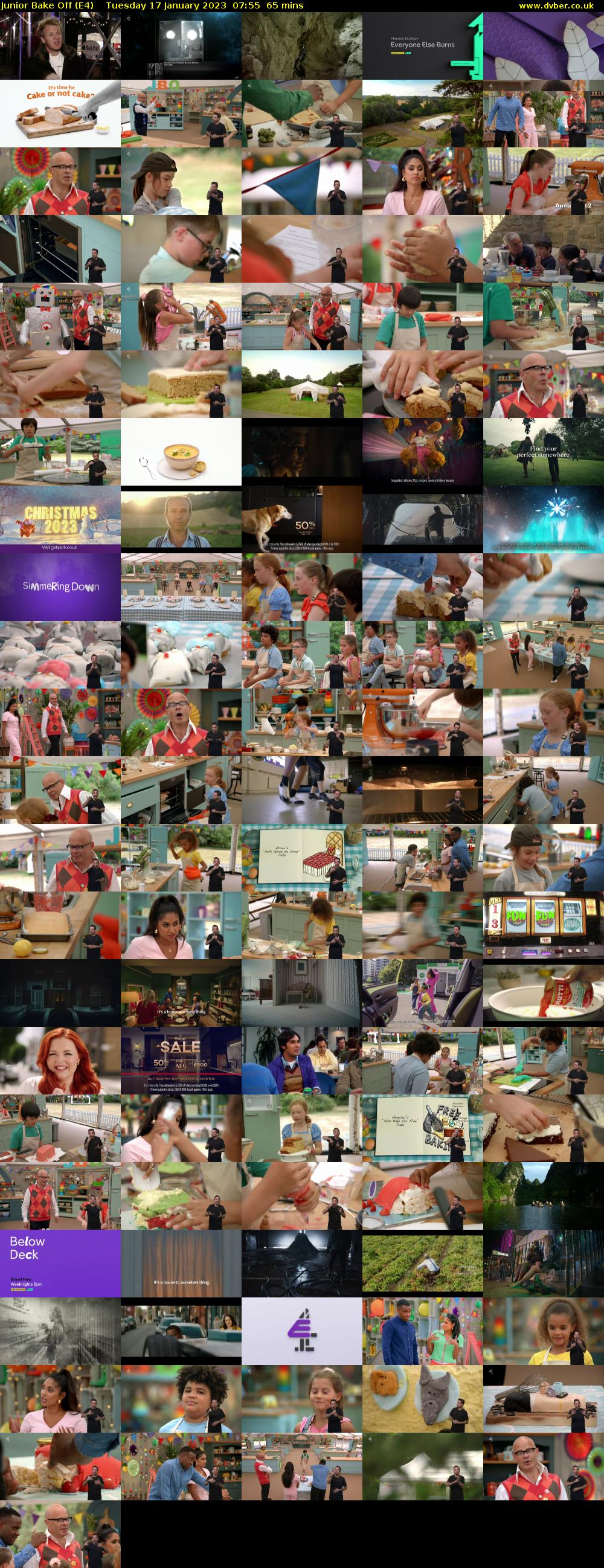 Junior Bake Off (E4) Tuesday 17 January 2023 07:55 - 09:00