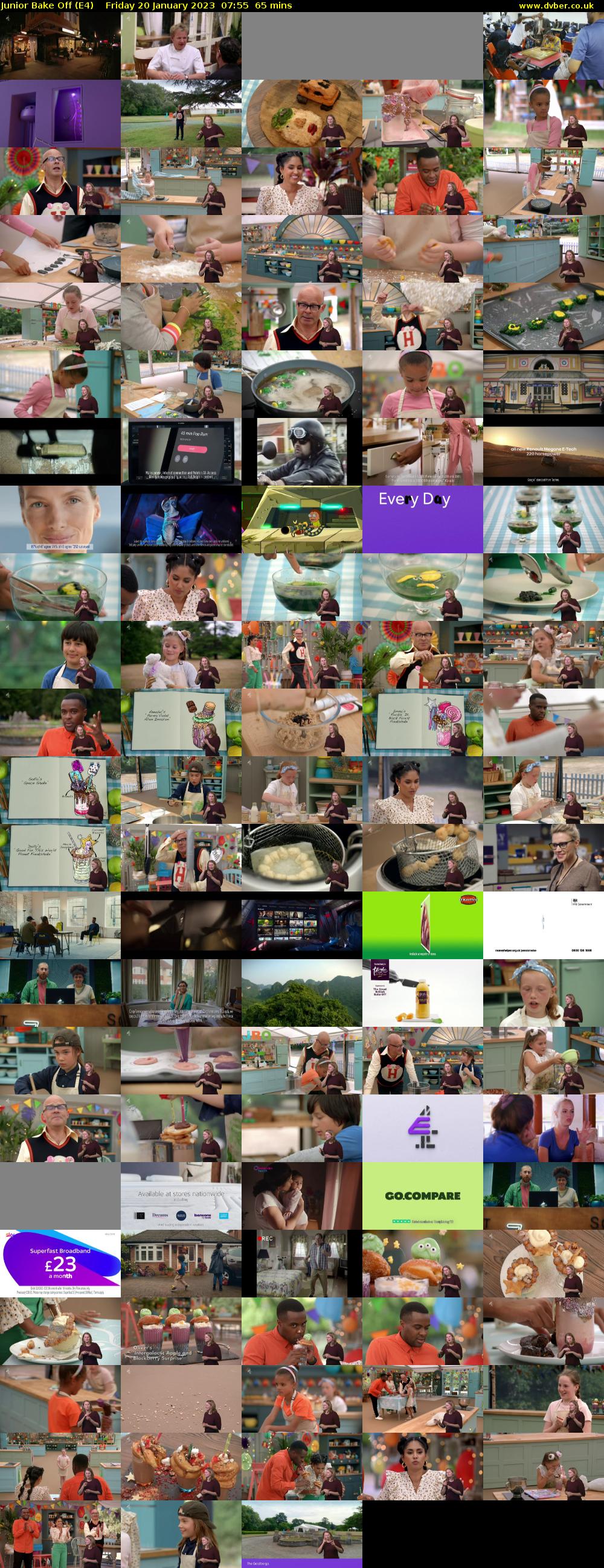 Junior Bake Off (E4) Friday 20 January 2023 07:55 - 09:00