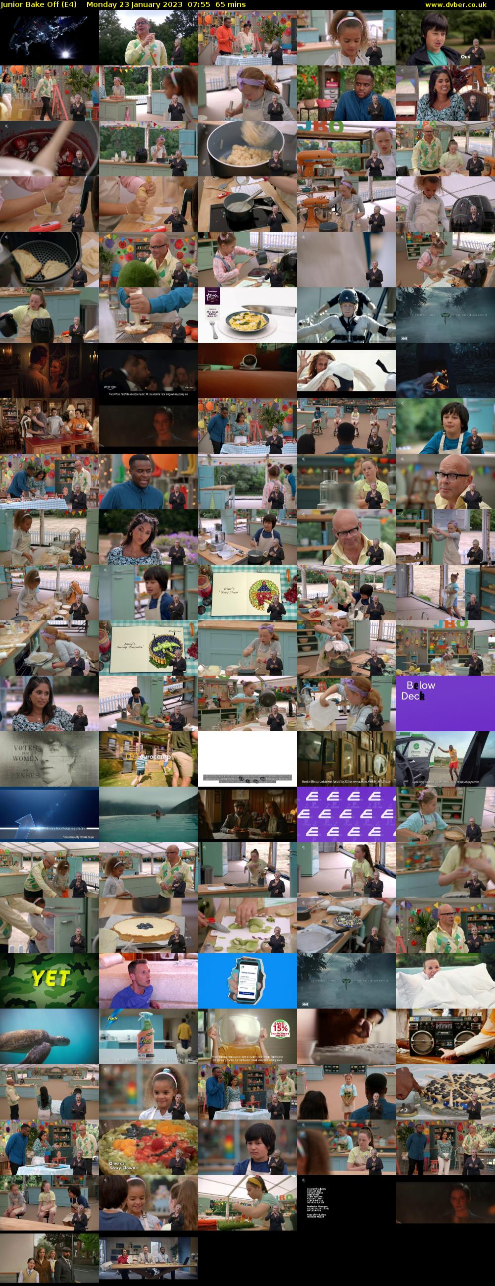 Junior Bake Off (E4) Monday 23 January 2023 07:55 - 09:00