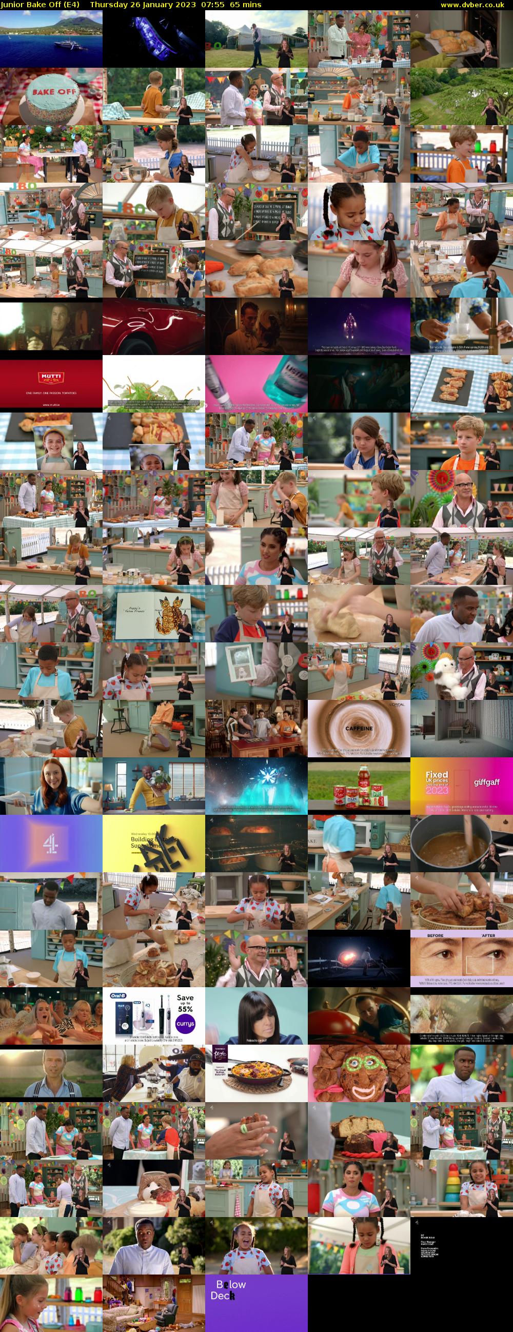 Junior Bake Off (E4) Thursday 26 January 2023 07:55 - 09:00