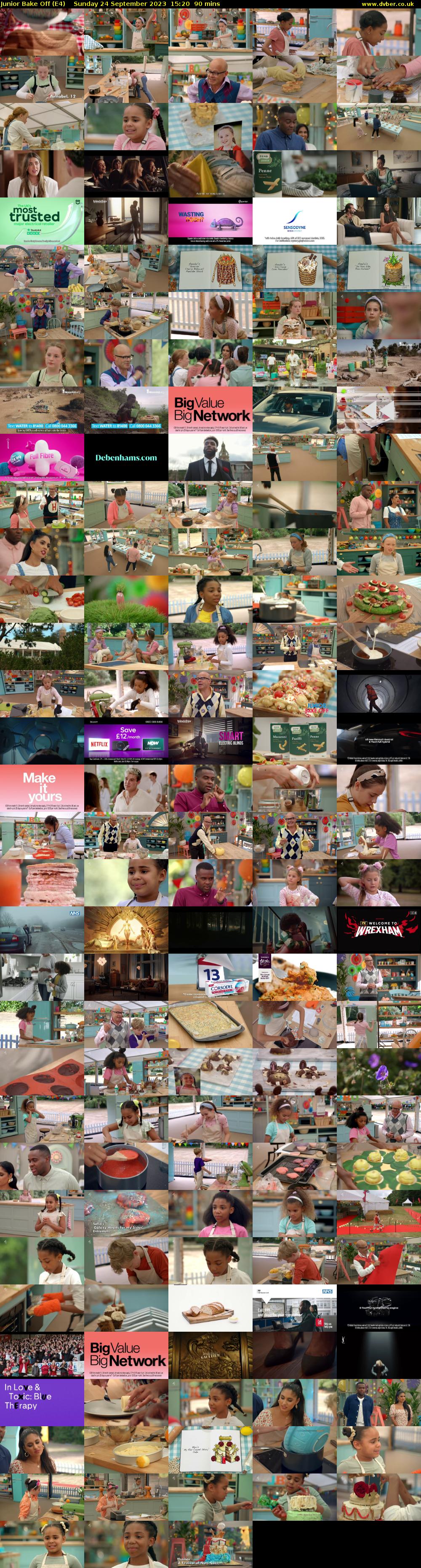 Junior Bake Off (E4) Sunday 24 September 2023 15:20 - 16:50
