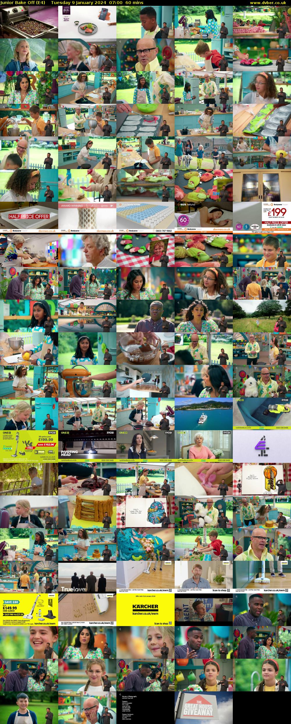 Junior Bake Off (E4) Tuesday 9 January 2024 07:00 - 08:00
