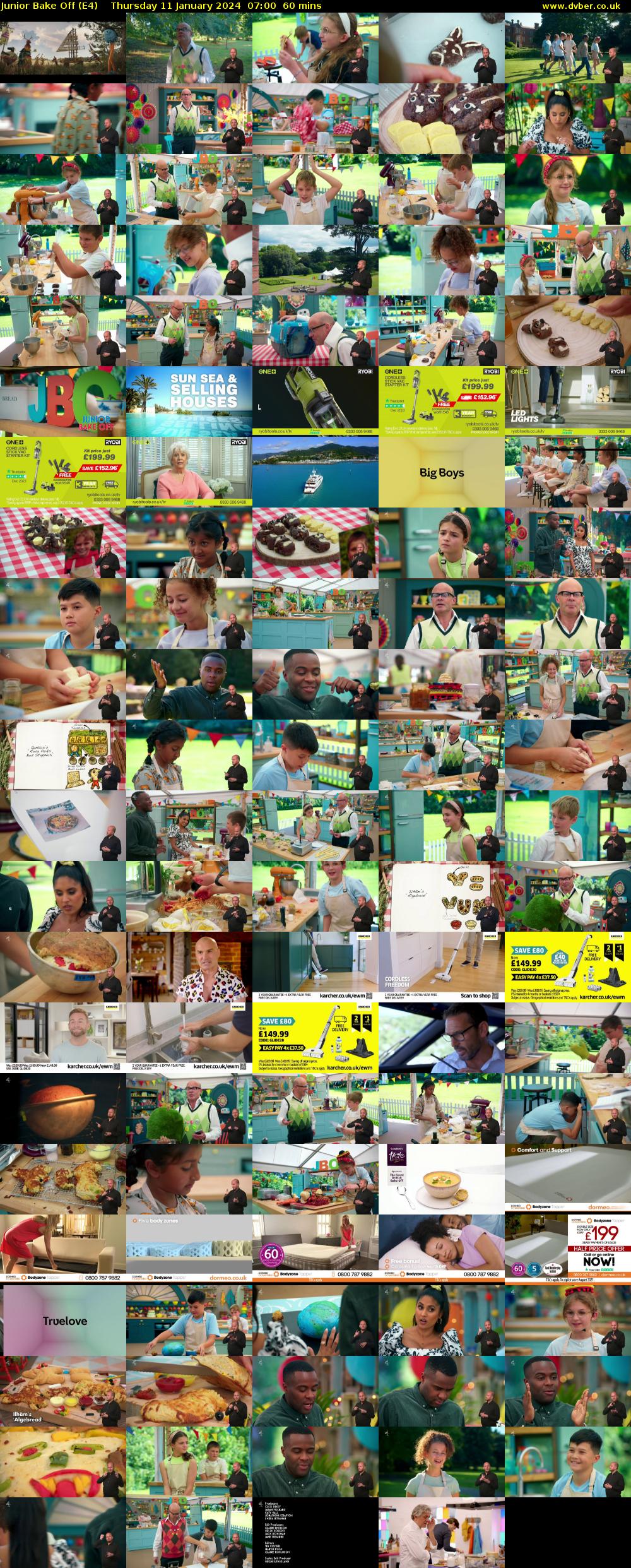 Junior Bake Off (E4) Thursday 11 January 2024 07:00 - 08:00