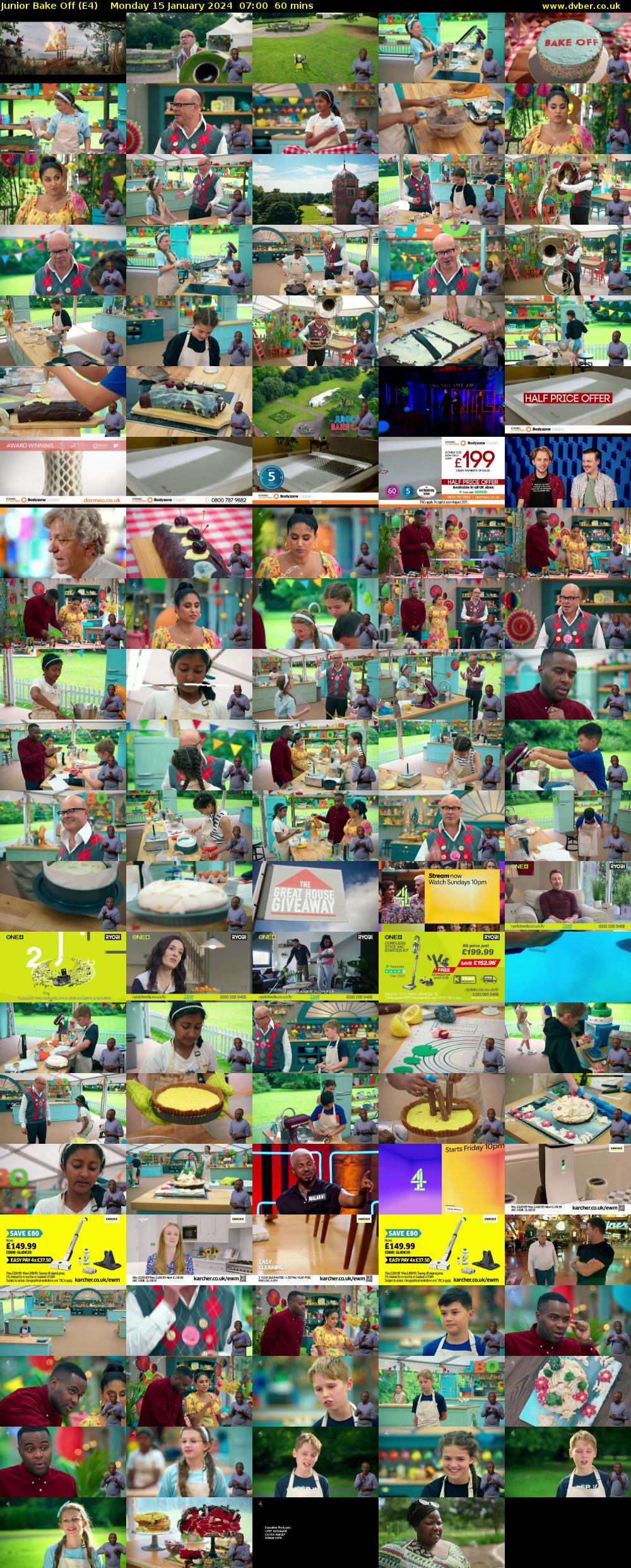 Junior Bake Off (E4) Monday 15 January 2024 07:00 - 08:00
