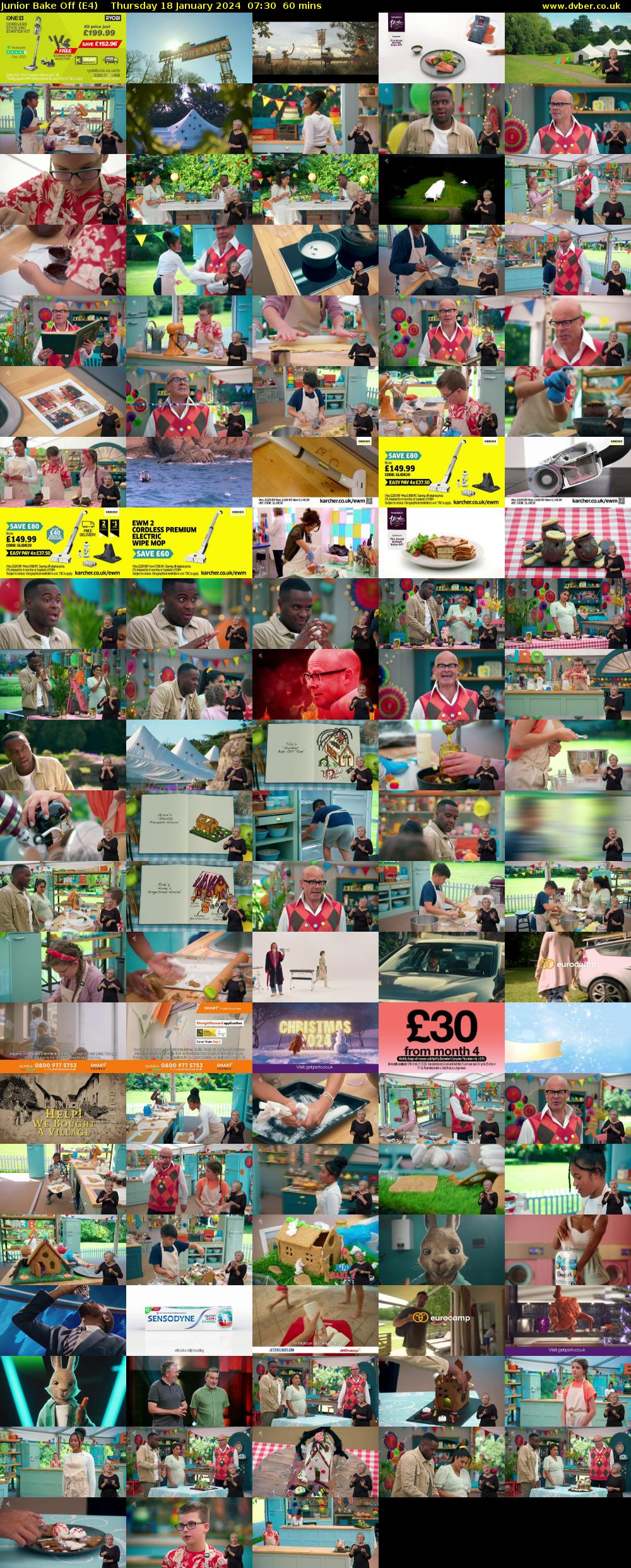 Junior Bake Off (E4) Thursday 18 January 2024 07:30 - 08:30