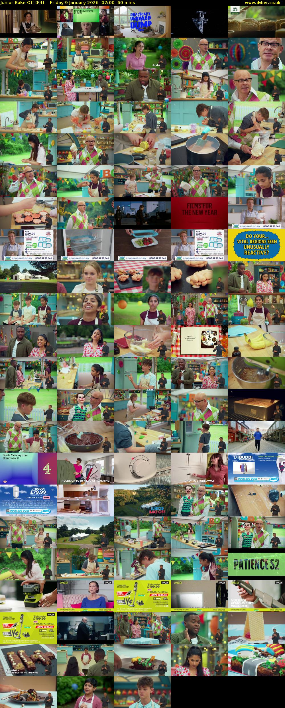 Junior Bake Off (E4) Friday 9 January 2026 07:00 - 08:00