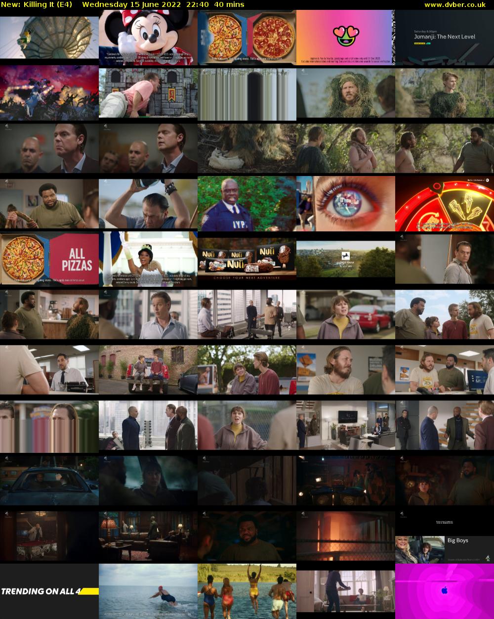 Killing It (E4) Wednesday 15 June 2022 22:40 - 23:20