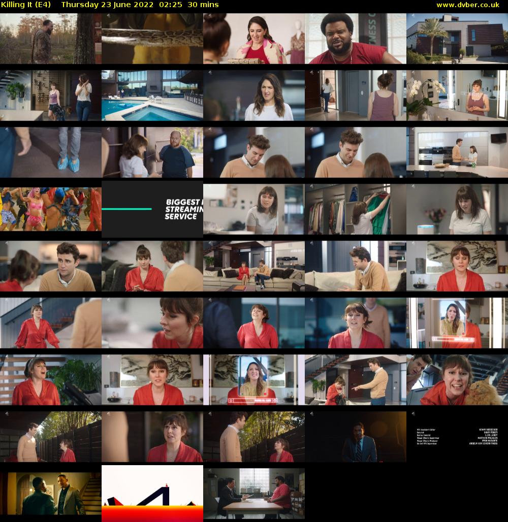 Killing It (E4) Thursday 23 June 2022 02:25 - 02:55
