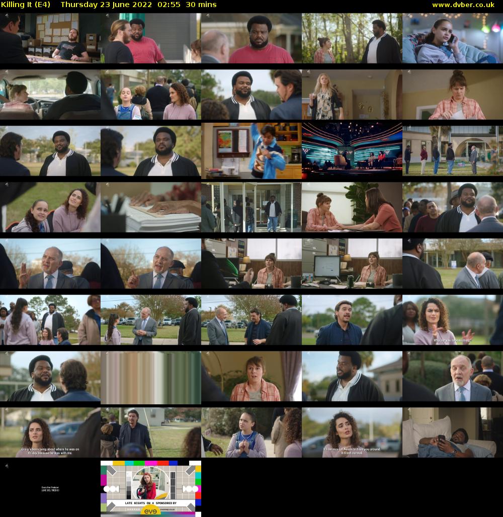 Killing It (E4) Thursday 23 June 2022 02:55 - 03:25