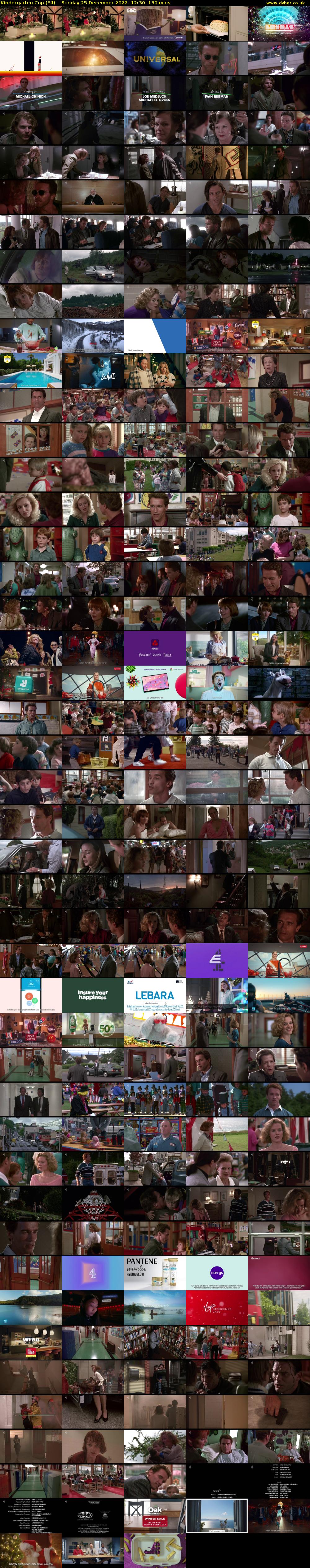 Kindergarten Cop (E4) Sunday 25 December 2022 12:30 - 14:40