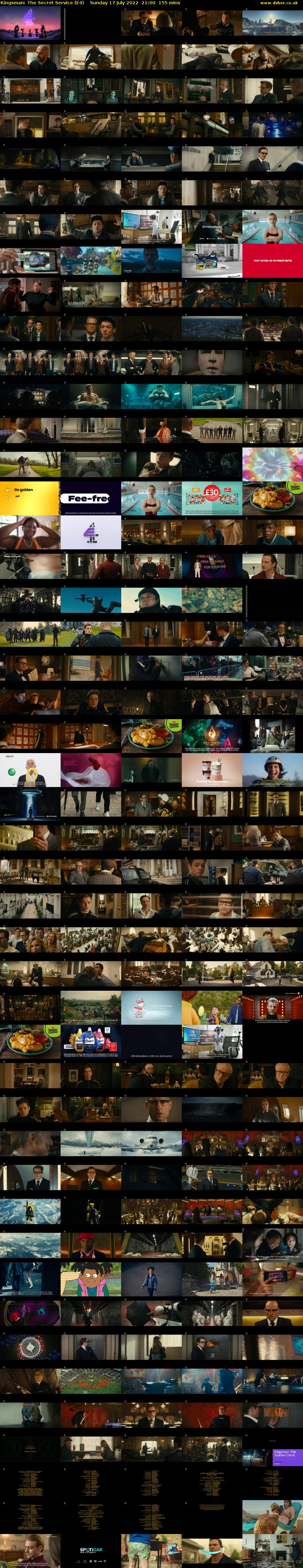 Kingsman: The Secret Service (E4) Sunday 17 July 2022 21:00 - 23:35