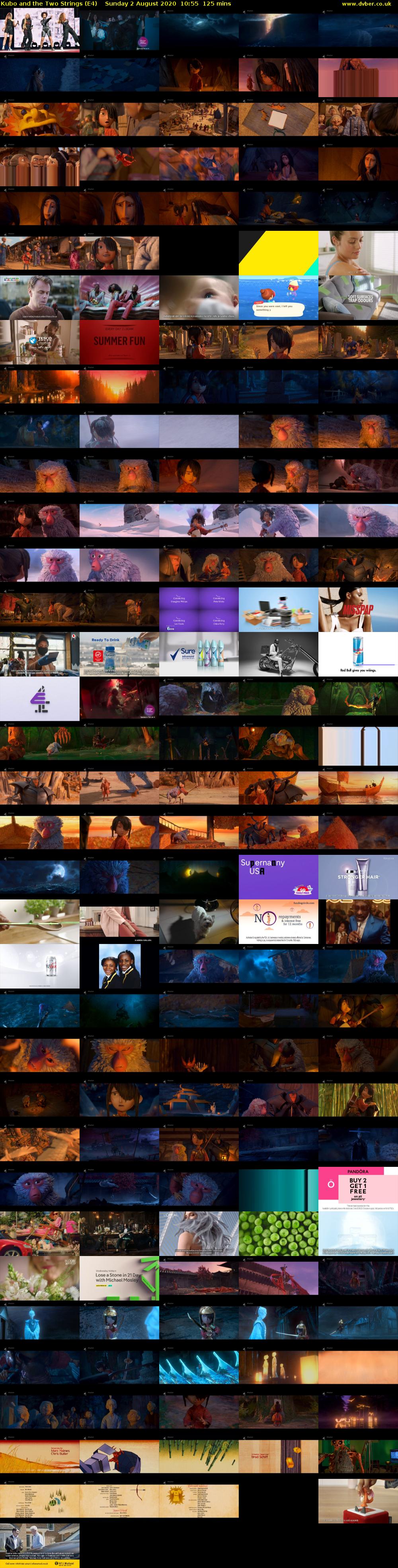 Kubo and the Two Strings (E4) Sunday 2 August 2020 10:55 - 13:00