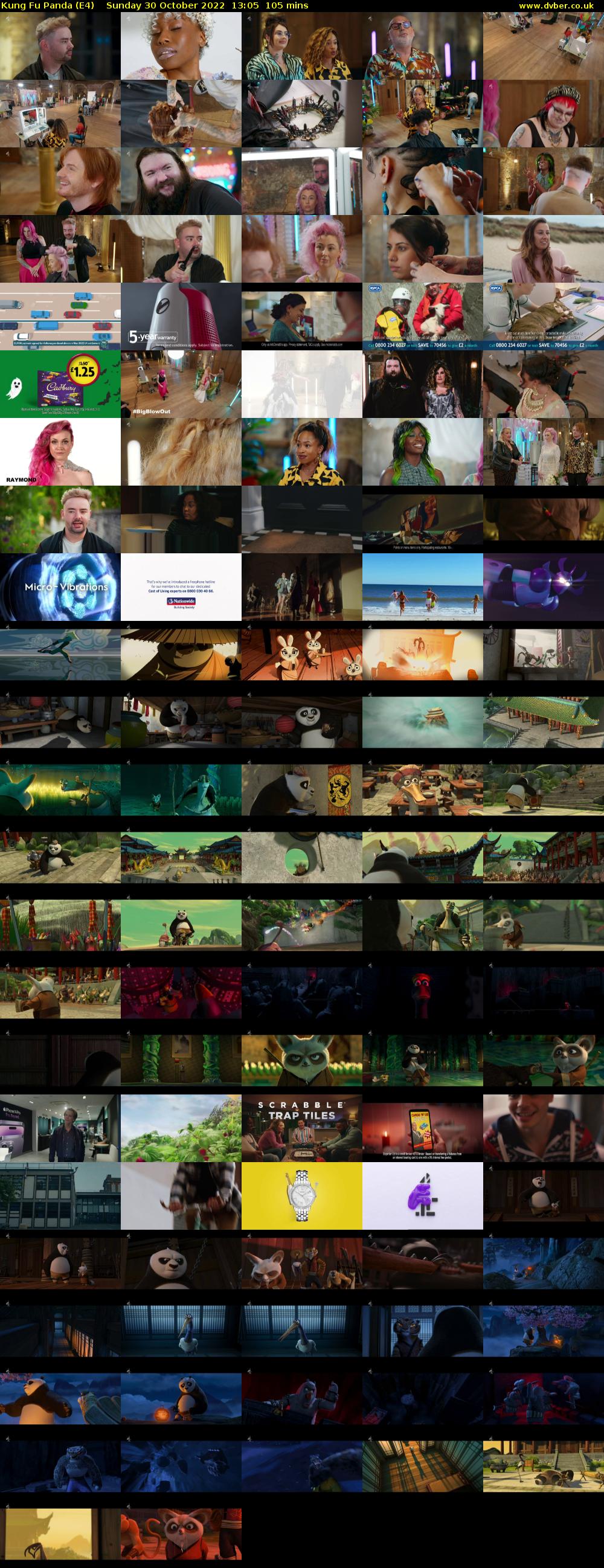 Kung Fu Panda (E4) Sunday 30 October 2022 13:05 - 14:50