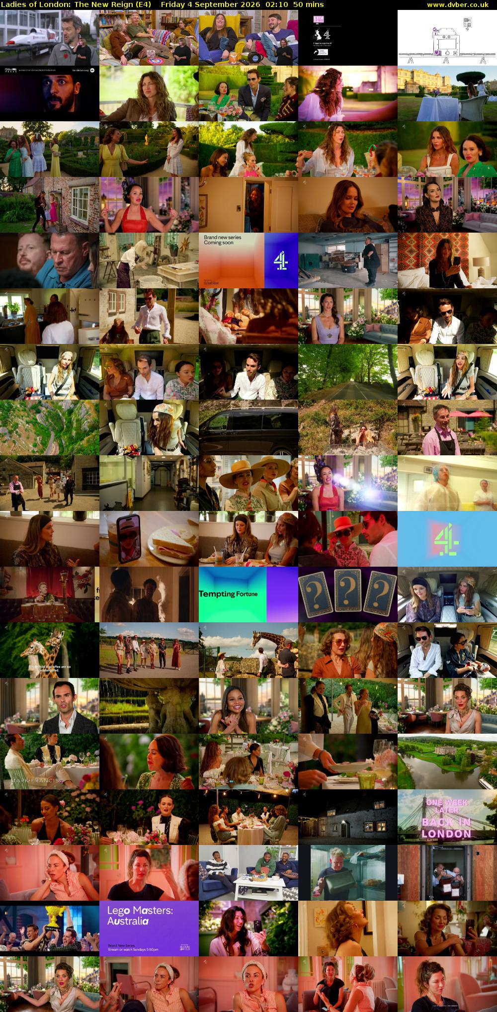 Ladies of London: The New Reign (E4) Friday 4 September 2026 02:10 - 03:00