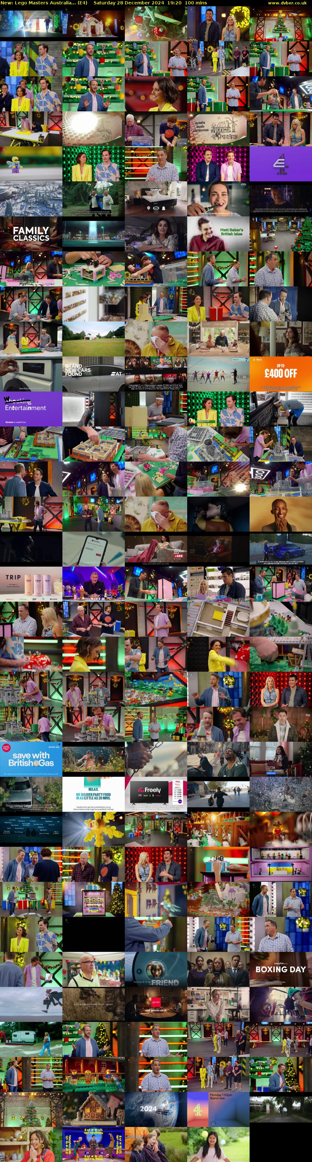Lego Masters Australia... (E4) Saturday 28 December 2024 19:20 - 21:00