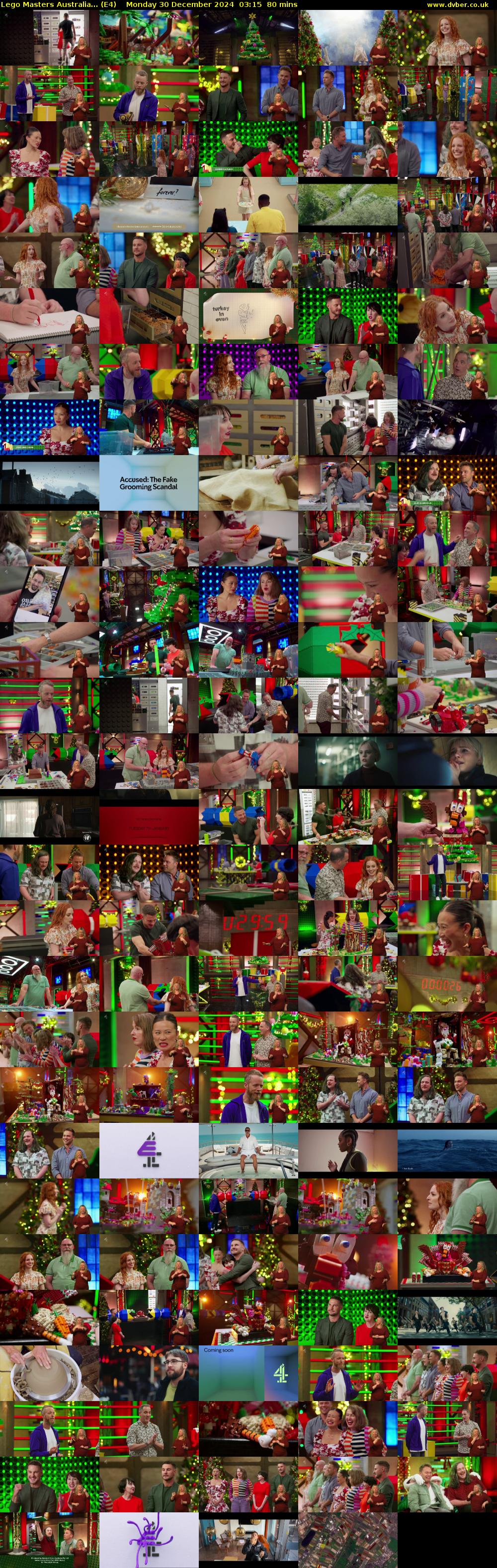 Lego Masters Australia... (E4) Monday 30 December 2024 03:15 - 04:35