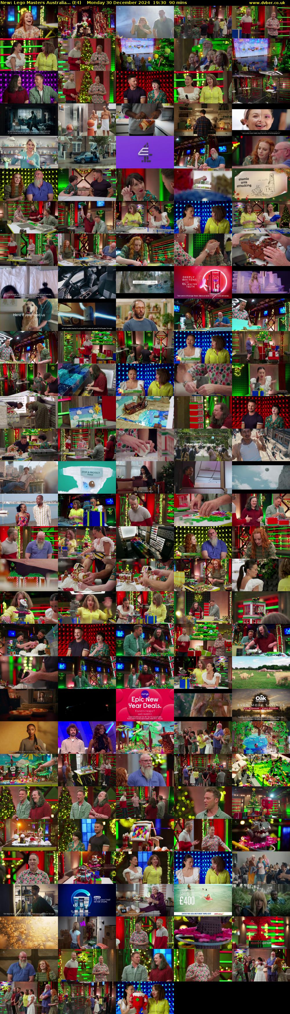 Lego Masters Australia... (E4) Monday 30 December 2024 19:30 - 21:00