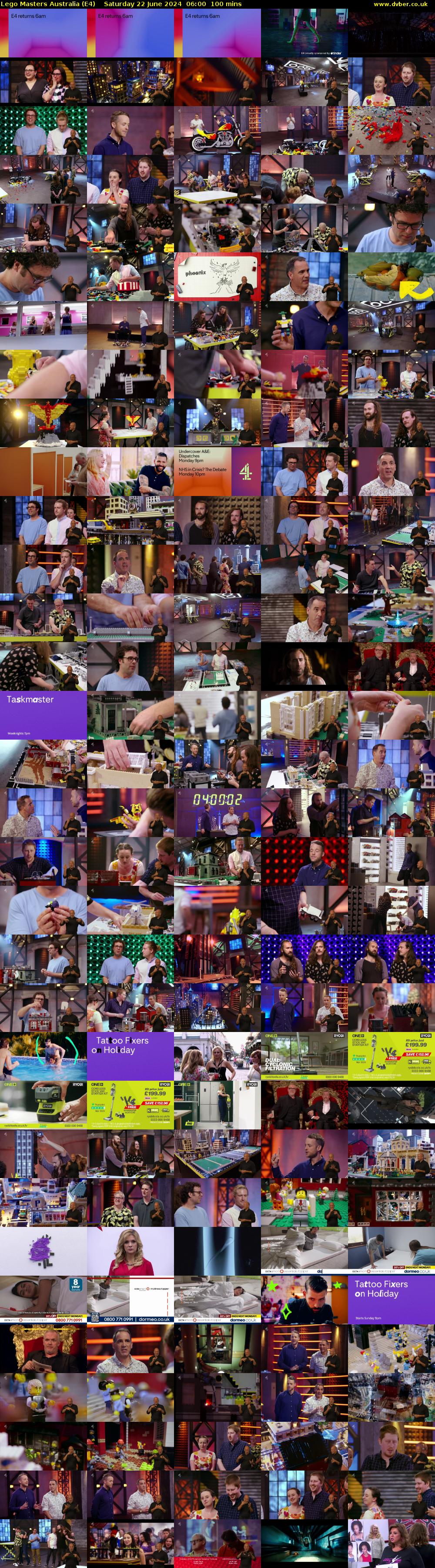 Lego Masters Australia (E4) Saturday 22 June 2024 06:00 - 07:40