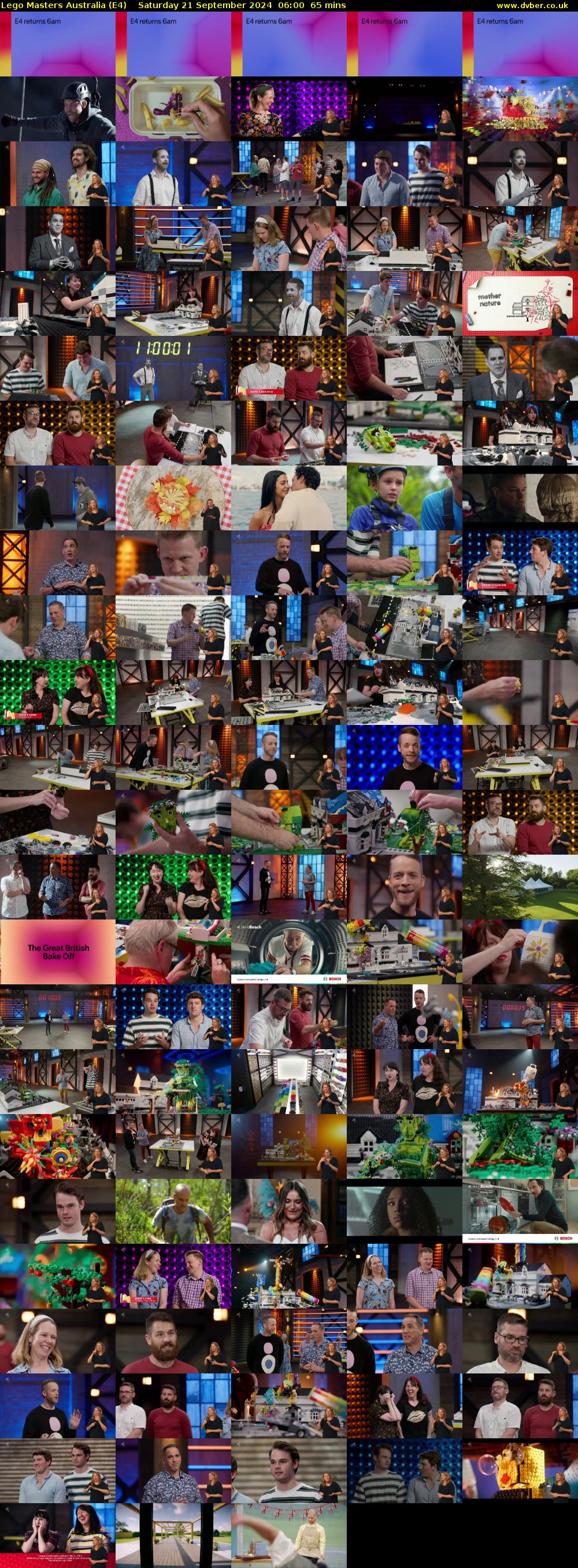Lego Masters Australia (E4) Saturday 21 September 2024 06:00 - 07:05