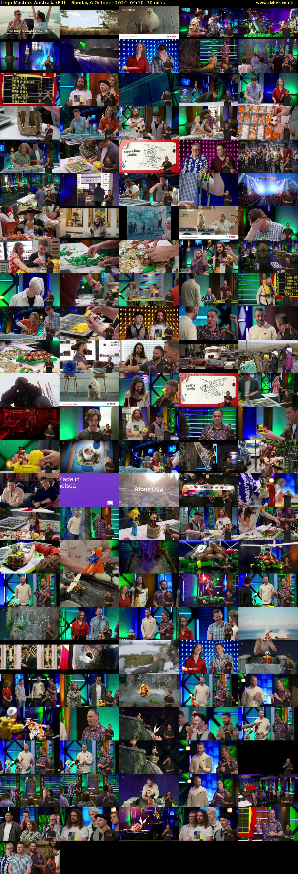 Lego Masters Australia (E4) Sunday 6 October 2024 04:10 - 05:20