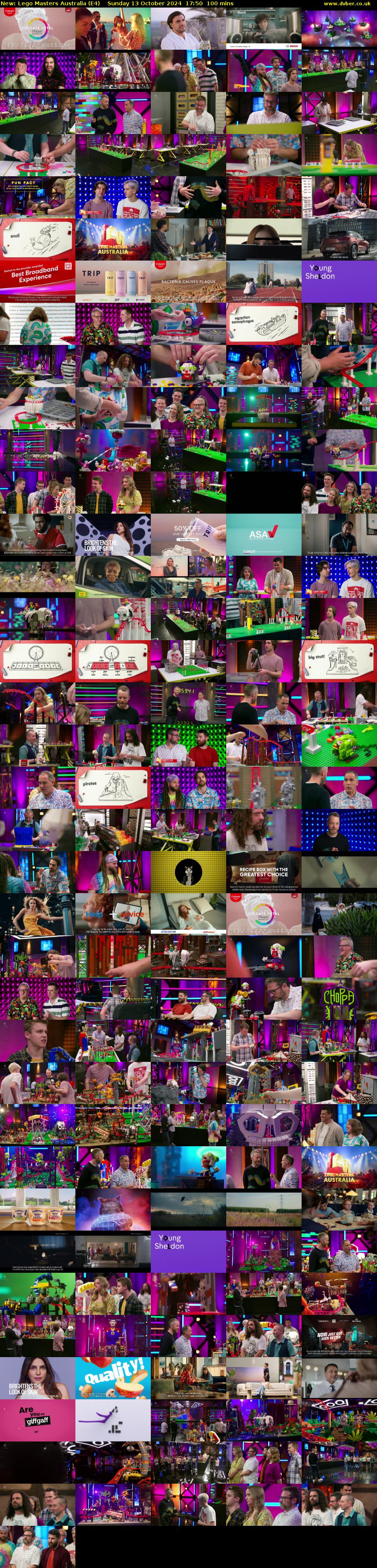 Lego Masters Australia (E4) Sunday 13 October 2024 17:50 - 19:30