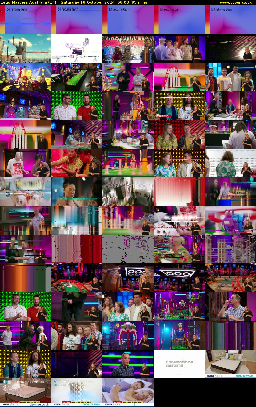 Lego Masters Australia (E4) Saturday 19 October 2024 06:00 - 07:35