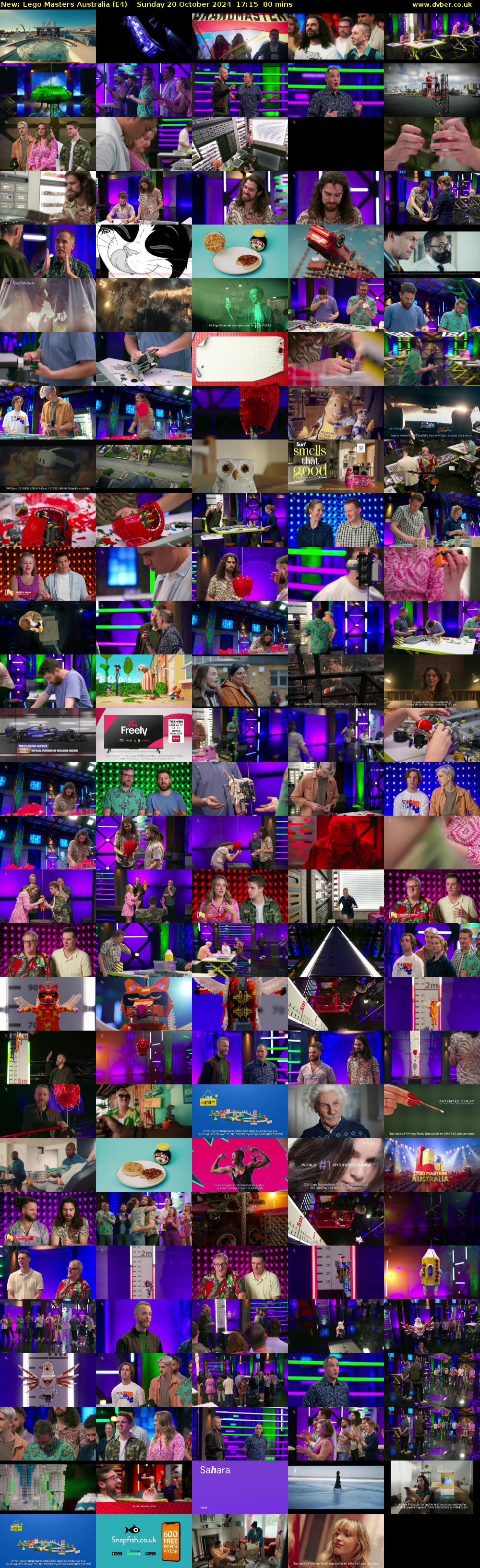 Lego Masters Australia (E4) Sunday 20 October 2024 17:15 - 18:35