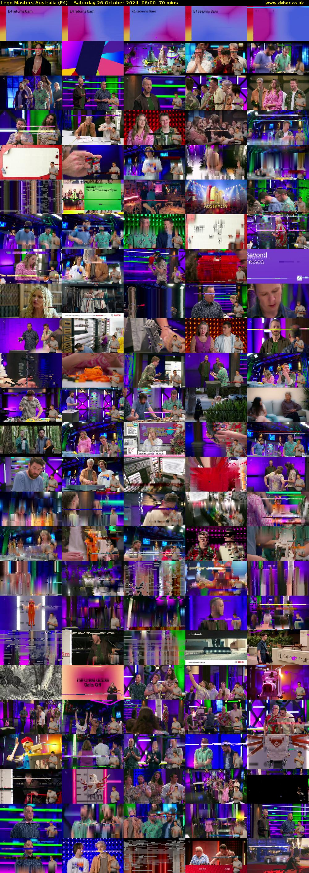 Lego Masters Australia (E4) Saturday 26 October 2024 06:00 - 07:10