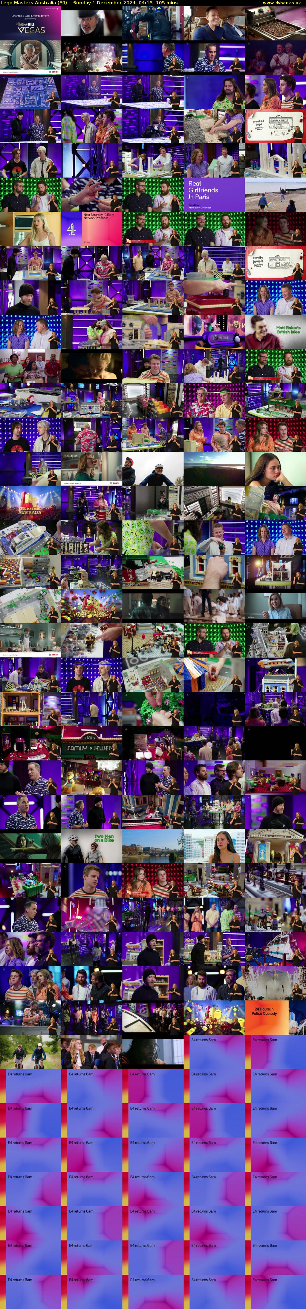 Lego Masters Australia (E4) Sunday 1 December 2024 04:15 - 06:00