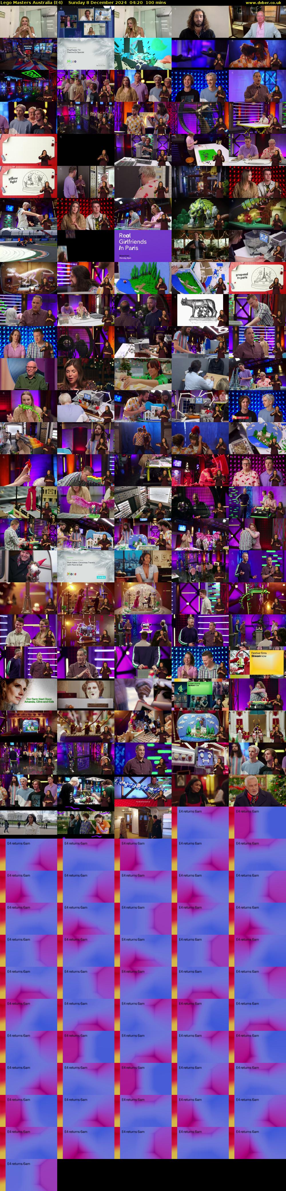 Lego Masters Australia (E4) Sunday 8 December 2024 04:20 - 06:00