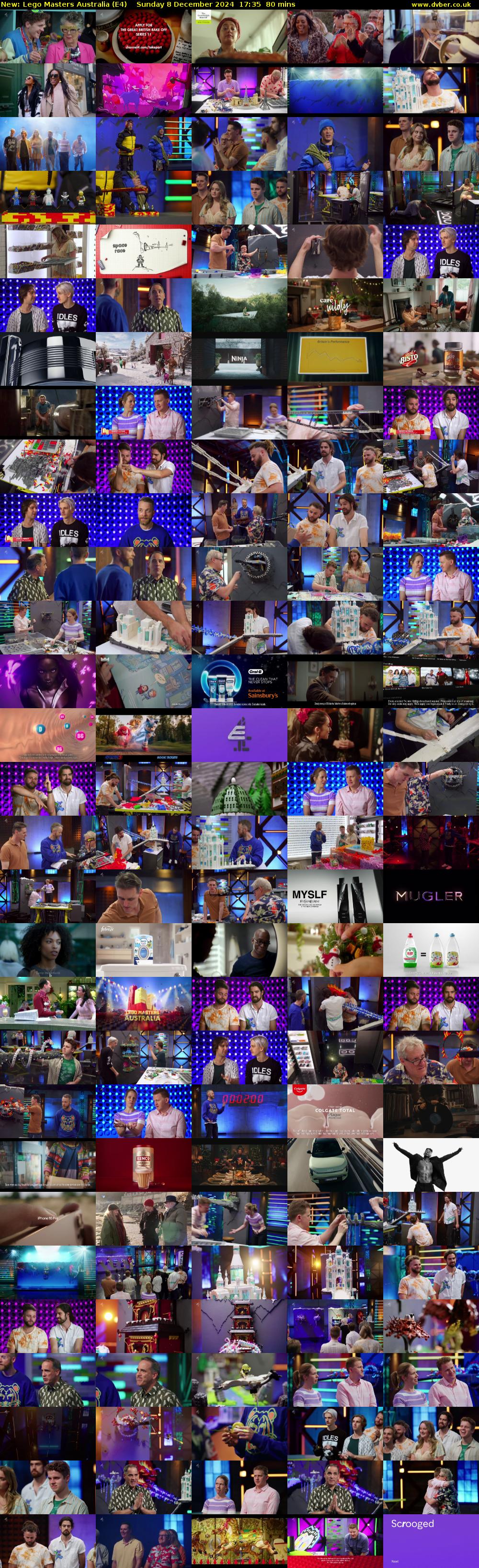 Lego Masters Australia (E4) Sunday 8 December 2024 17:35 - 18:55