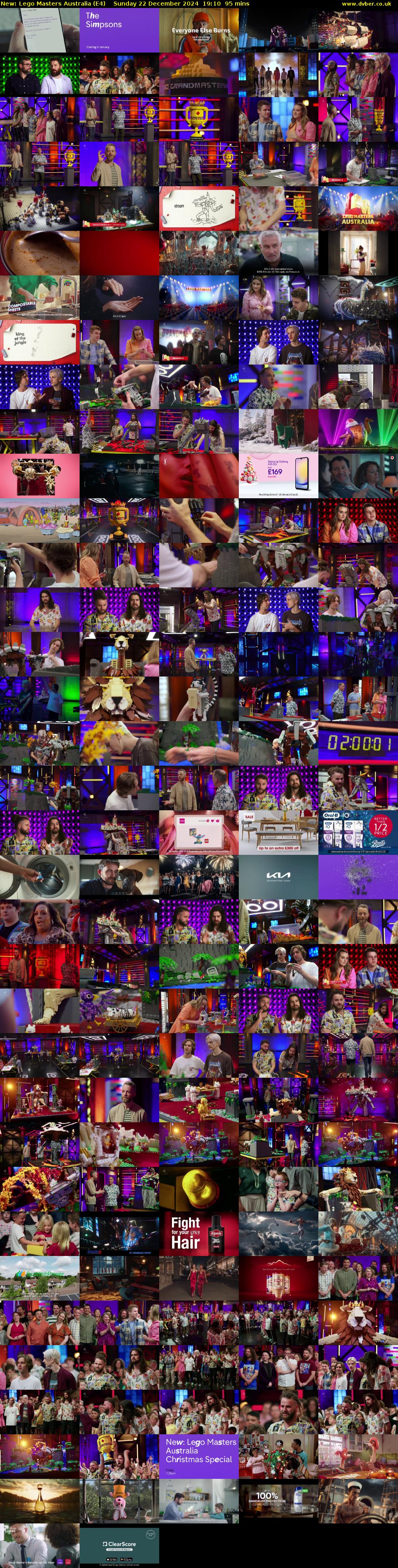 Lego Masters Australia (E4) Sunday 22 December 2024 19:10 - 20:45