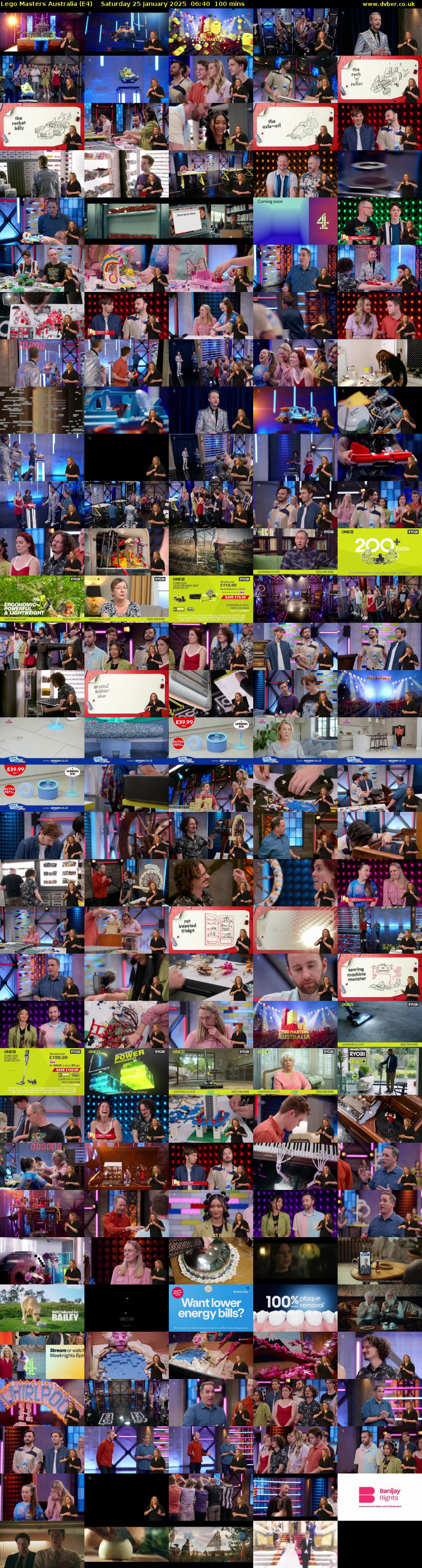 Lego Masters Australia (E4) Saturday 25 January 2025 06:40 - 08:20