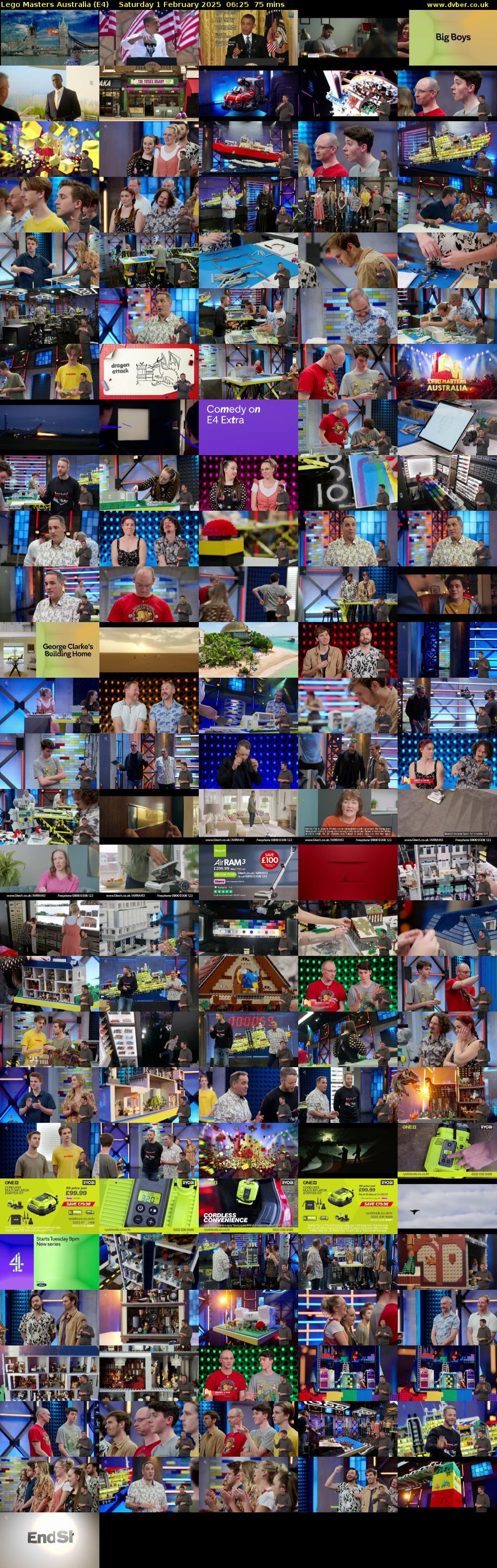 Lego Masters Australia (E4) Saturday 1 February 2025 06:25 - 07:40