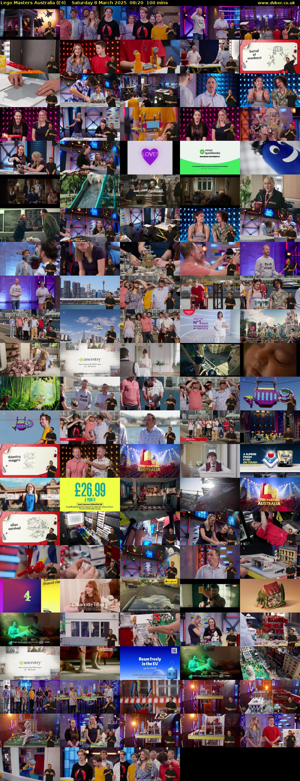 Lego Masters Australia (E4) Saturday 8 March 2025 08:20 - 10:00
