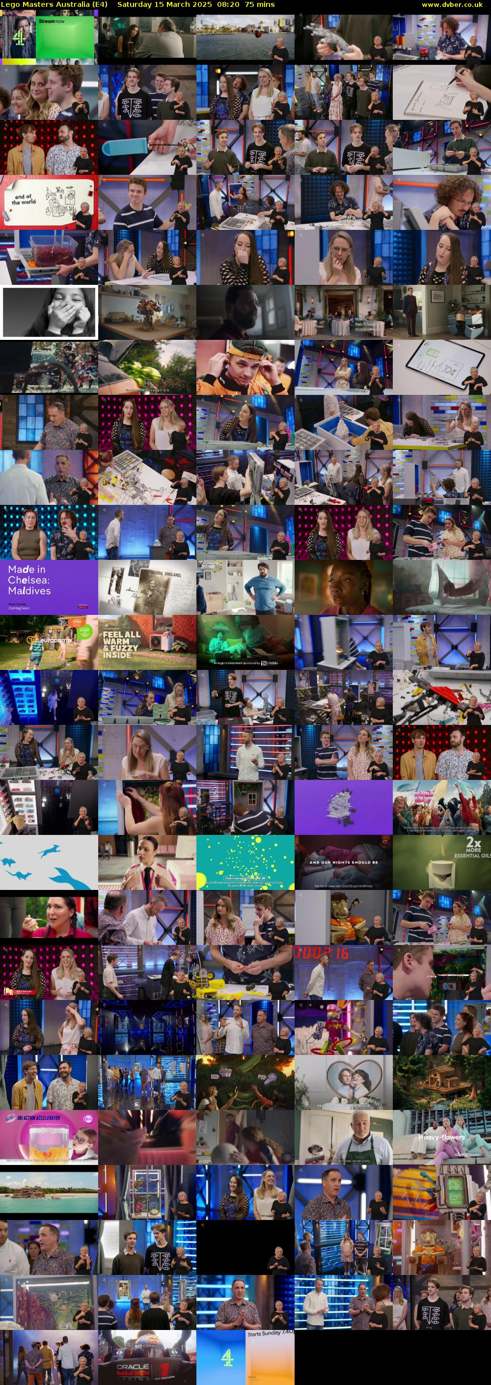 Lego Masters Australia (E4) Saturday 15 March 2025 08:20 - 09:35