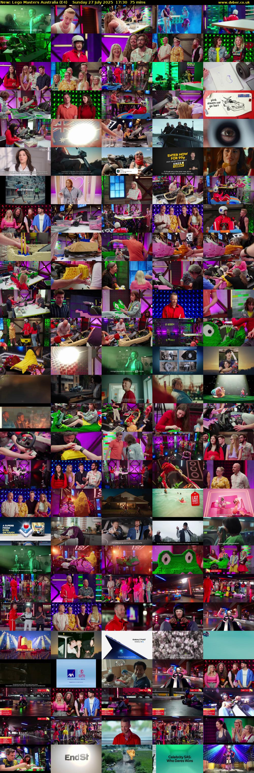 Lego Masters Australia (E4) Sunday 27 July 2025 17:30 - 18:45