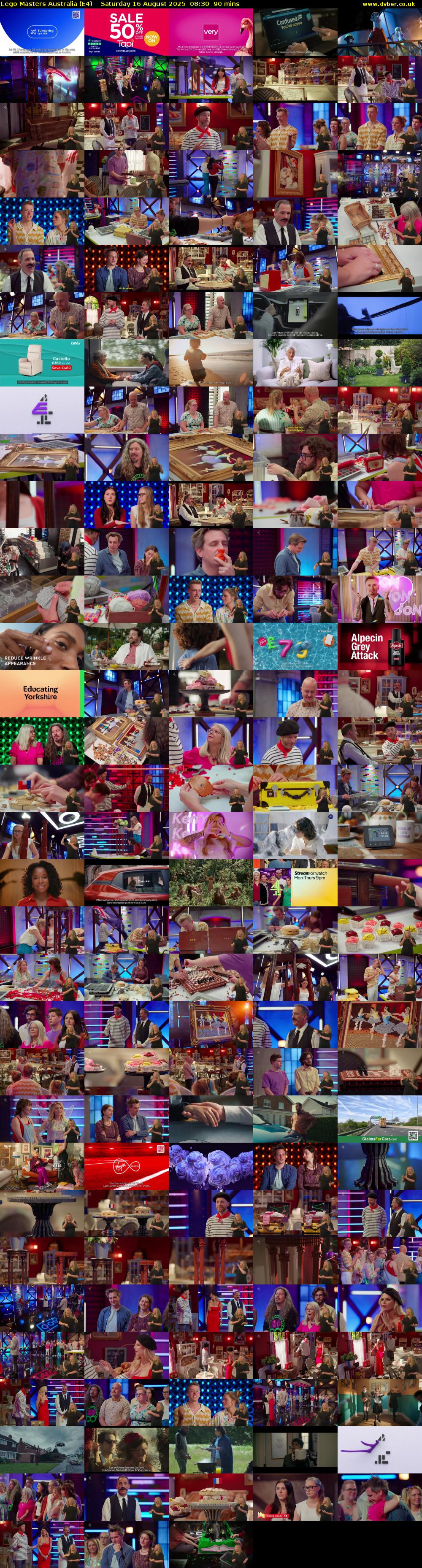 Lego Masters Australia (E4) Saturday 16 August 2025 08:30 - 10:00