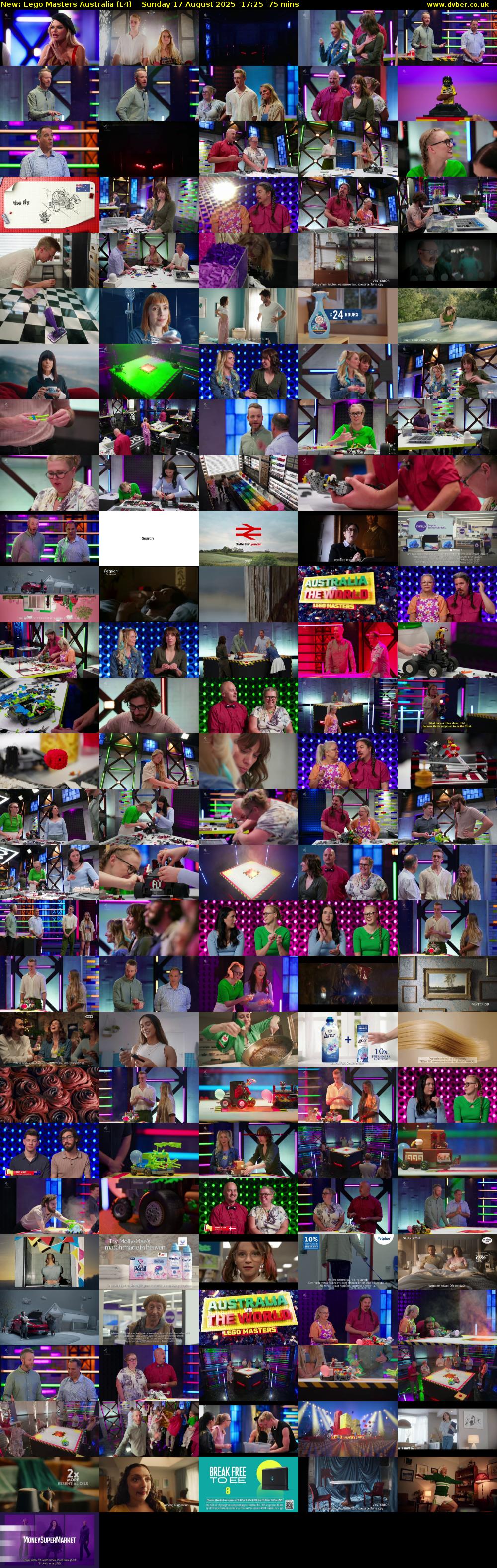 Lego Masters Australia (E4) Sunday 17 August 2025 17:25 - 18:40